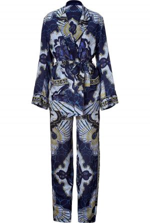 Gifts - Pucci Navy Azure Graphic Print Silk Pajamas.jpg